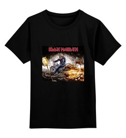 Заказать детскую футболку в Москве. Детская футболка классическая унисекс Iron Maiden от Fedor - готовые дизайны и нанесение принтов.