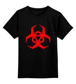 Заказать детскую футболку в Москве. Детская футболка классическая унисекс Biohazard от Jimmy Flash - готовые дизайны и нанесение принтов.