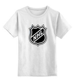 Заказать детскую футболку в Москве. Детская футболка классическая унисекс NHL(НХЛ) от Nos  - готовые дизайны и нанесение принтов.
