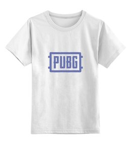 Заказать детскую футболку в Москве. Детская футболка классическая унисекс игра PUBG от THE_NISE  - готовые дизайны и нанесение принтов.