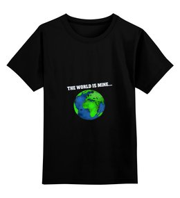 Заказать детскую футболку в Москве. Детская футболка классическая унисекс The World от ntalya - готовые дизайны и нанесение принтов.