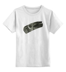 Заказать детскую футболку в Москве. Детская футболка классическая унисекс Alien от ANDREI M - готовые дизайны и нанесение принтов.