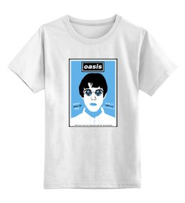 Заказать детскую футболку в Москве. Детская футболка классическая унисекс Oasis  от cherdantcev - готовые дизайны и нанесение принтов.