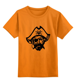 Заказать детскую футболку в Москве. Детская футболка классическая унисекс Пират от trend - готовые дизайны и нанесение принтов.