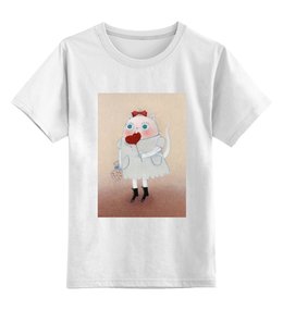 Заказать детскую футболку в Москве. Детская футболка классическая унисекс Кошка с леденцом от Татьяна - готовые дизайны и нанесение принтов.