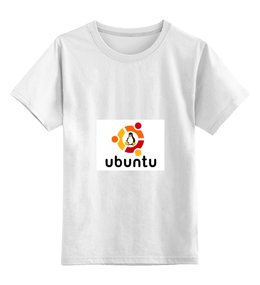 Заказать детскую футболку в Москве. Детская футболка классическая унисекс ubuntu от Евгений Беляев - готовые дизайны и нанесение принтов.