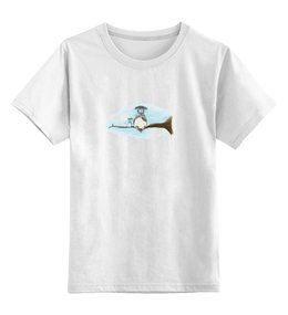Заказать детскую футболку в Москве. Детская футболка классическая унисекс Тоторо от queen  - готовые дизайны и нанесение принтов.