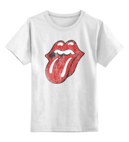 Заказать детскую футболку в Москве. Детская футболка классическая унисекс Rolling Stones от geekbox - готовые дизайны и нанесение принтов.