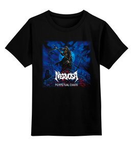 Заказать детскую футболку в Москве. Детская футболка классическая унисекс Nervosa thrash metal band от Leichenwagen - готовые дизайны и нанесение принтов.