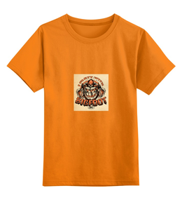 Заказать детскую футболку в Москве. Детская футболка классическая унисекс Bigfoot от Виктор Гришин - готовые дизайны и нанесение принтов.