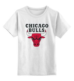 Заказать детскую футболку в Москве. Детская футболка классическая унисекс Chicago Bulls от BURNSHIRTS - готовые дизайны и нанесение принтов.