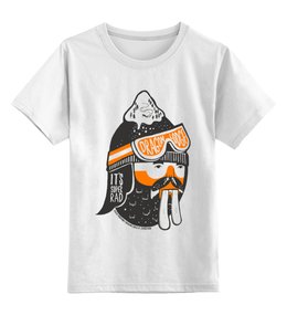 Заказать детскую футболку в Москве. Детская футболка классическая унисекс БОБЕР от CoolDesign - готовые дизайны и нанесение принтов.