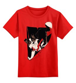 Заказать детскую футболку в Москве. Детская футболка классическая унисекс Собака от icase - готовые дизайны и нанесение принтов.
