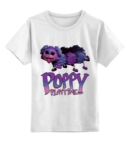 Заказать детскую футболку в Москве. Детская футболка классическая унисекс Poppy Playtime от weeert - готовые дизайны и нанесение принтов.