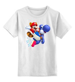 Заказать детскую футболку в Москве. Детская футболка классическая унисекс Марио от aleks_say - готовые дизайны и нанесение принтов.