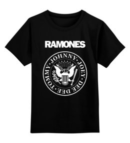 Заказать детскую футболку в Москве. Детская футболка классическая унисекс Ramones от rancid - готовые дизайны и нанесение принтов.