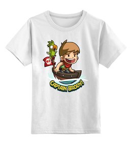 Заказать детскую футболку в Москве. Детская футболка классическая унисекс Капитан Броди от aleks_say - готовые дизайны и нанесение принтов.