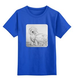 Заказать детскую футболку в Москве. Детская футболка классическая унисекс Верный друг от mrs-snit@yandex.ru - готовые дизайны и нанесение принтов.
