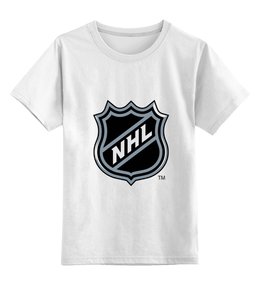 Заказать детскую футболку в Москве. Детская футболка классическая унисекс Национальная Хоккейная Лига от Nalivaev - готовые дизайны и нанесение принтов.