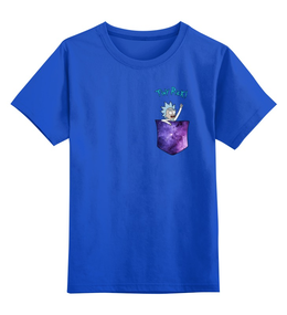 Заказать детскую футболку в Москве. Детская футболка классическая унисекс Рик и Морти (Rick and Morty) от cherdantcev - готовые дизайны и нанесение принтов.