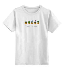 Заказать детскую футболку в Москве. Детская футболка классическая унисекс цветули от Антон Кудрявцев - готовые дизайны и нанесение принтов.