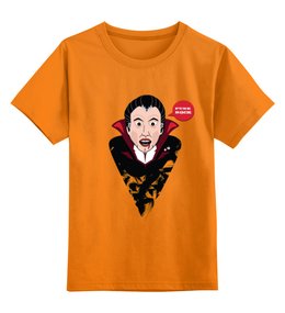 Заказать детскую футболку в Москве. Детская футболка классическая унисекс Dracula от josephina_ogrizkina - готовые дизайны и нанесение принтов.
