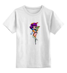 Заказать детскую футболку в Москве. Детская футболка классическая унисекс Бабочка от Zela - готовые дизайны и нанесение принтов.