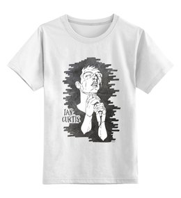 Заказать детскую футболку в Москве. Детская футболка классическая унисекс Ian Curtis от OEX design - готовые дизайны и нанесение принтов.