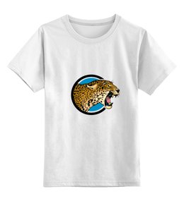 Заказать детскую футболку в Москве. Детская футболка классическая унисекс Ягуар от YellowCloverShop - готовые дизайны и нанесение принтов.