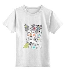 Заказать детскую футболку в Москве. Детская футболка классическая унисекс Королева чудаков от Asparagus Lab + Masha Saunders - готовые дизайны и нанесение принтов.