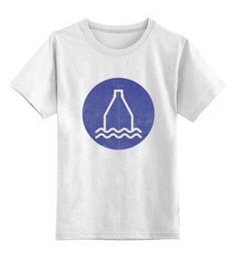 Заказать детскую футболку в Москве. Детская футболка классическая унисекс Vodny hoodie. от аксель - готовые дизайны и нанесение принтов.