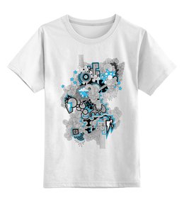 Заказать детскую футболку в Москве. Детская футболка классическая унисекс Радуга от printik - готовые дизайны и нанесение принтов.