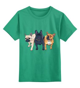 Заказать детскую футболку в Москве. Детская футболка классическая унисекс Собаки от nadegda - готовые дизайны и нанесение принтов.