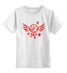 Заказать детскую футболку в Москве. Детская футболка классическая унисекс Баскетбол от karpicloudnew@gmail.com - готовые дизайны и нанесение принтов.