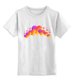 Заказать детскую футболку в Москве. Детская футболка классическая унисекс likee лайк от MariYang  - готовые дизайны и нанесение принтов.
