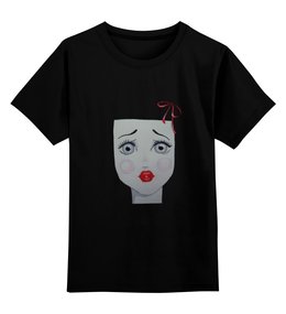 Заказать детскую футболку в Москве. Детская футболка классическая унисекс "(Не)мое лицо" от Алиса Шипоглаз - готовые дизайны и нанесение принтов.
