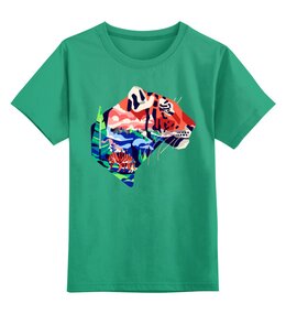 Заказать детскую футболку в Москве. Детская футболка классическая унисекс Animals ART от balden - готовые дизайны и нанесение принтов.