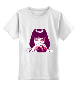 Заказать детскую футболку в Москве. Детская футболка классическая унисекс Ума Турман от priceless - готовые дизайны и нанесение принтов.