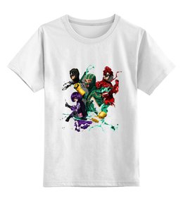 Заказать детскую футболку в Москве. Детская футболка классическая унисекс Kick-Ass от YellowCloverShop - готовые дизайны и нанесение принтов.