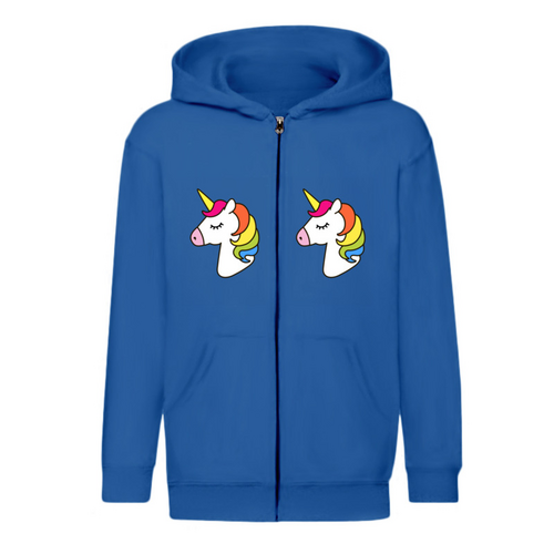 Заказать детскую толстовку в Москве. Толстовка детская на молнии Unicorns от Jimmy Flash - готовые дизайны и нанесение принтов.