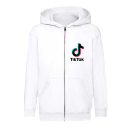 Заказать детскую толстовку в Москве. Толстовка детская на молнии Tik Tok  от ПРИНТЫ ПЕЧАТЬ  - готовые дизайны и нанесение принтов.