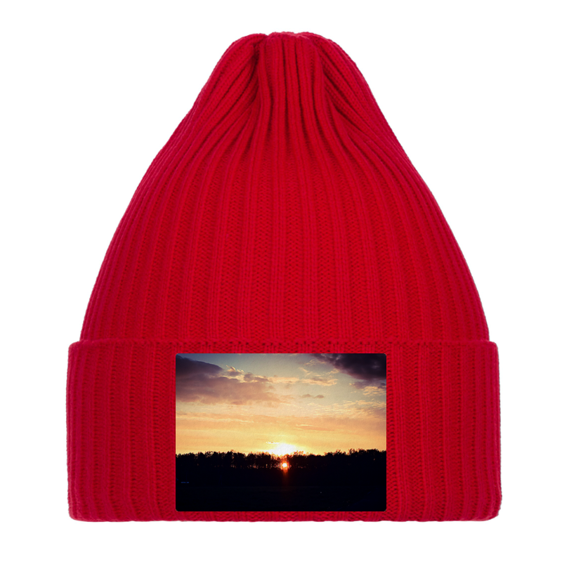 Printio Шапка вязаная Солнце в лес упало. шапка по голове olsen 83 цвет красный