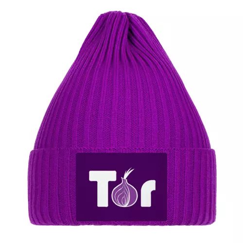 Заказать головной убор в Москве. Шапка вязаная Tor Browser от YellowCloverShop - готовые дизайны и нанесение принтов.