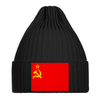 Заказать головной убор в Москве. Шапка вязаная Флаг СССР от ГПМНпR'n'R - готовые дизайны и нанесение принтов.