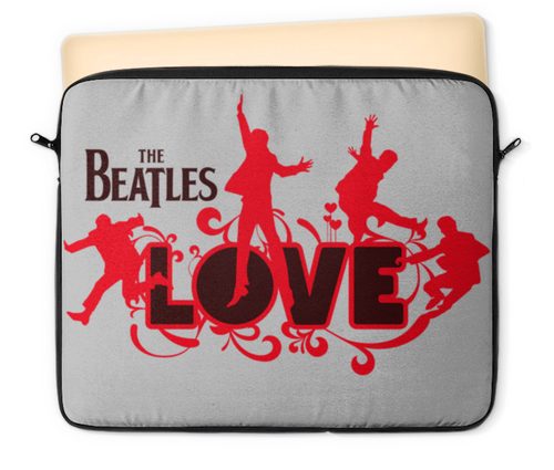 Заказать чехол для ноутбука в Москве. Чехол для ноутбука 12" Beatles от Елена Гришина - готовые дизайны и нанесение принтов.