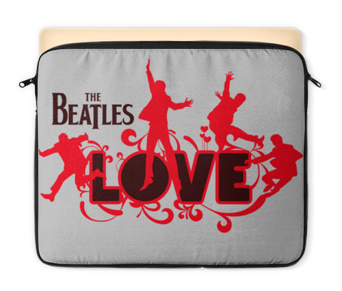 Заказать чехол для ноутбука в Москве. Чехол для ноутбука 12" Beatles от Елена Гришина - готовые дизайны и нанесение принтов.