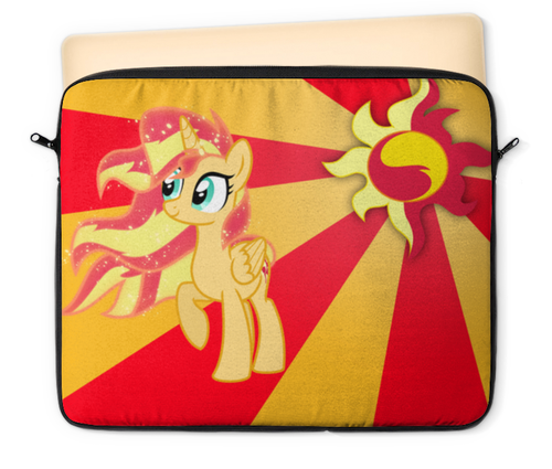 Заказать чехол для ноутбука в Москве. Чехол для ноутбука 12" Sunset Shimmer Color Line от shadow_dash - готовые дизайны и нанесение принтов.