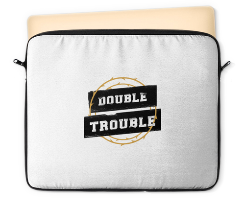 Заказать чехол для ноутбука в Москве. Чехол для ноутбука 12" Double Trouble от go59 - готовые дизайны и нанесение принтов.
