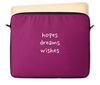 Заказать чехол для ноутбука в Москве. Чехол для ноутбука 12" Hopes, dreams, wishes от AstArt - готовые дизайны и нанесение принтов.