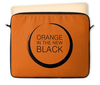 Заказать чехол для ноутбука в Москве. Чехол для ноутбука 12" Orange in the new black от Franka  - готовые дизайны и нанесение принтов.